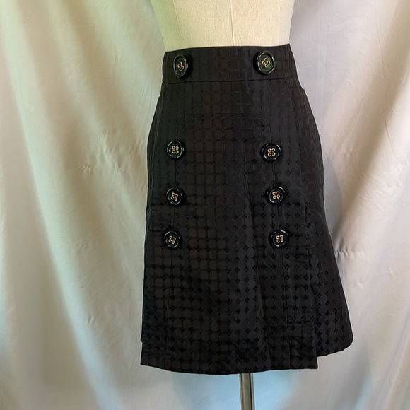 BCBG Military Skirt with Buttons - Picture 2 of 9